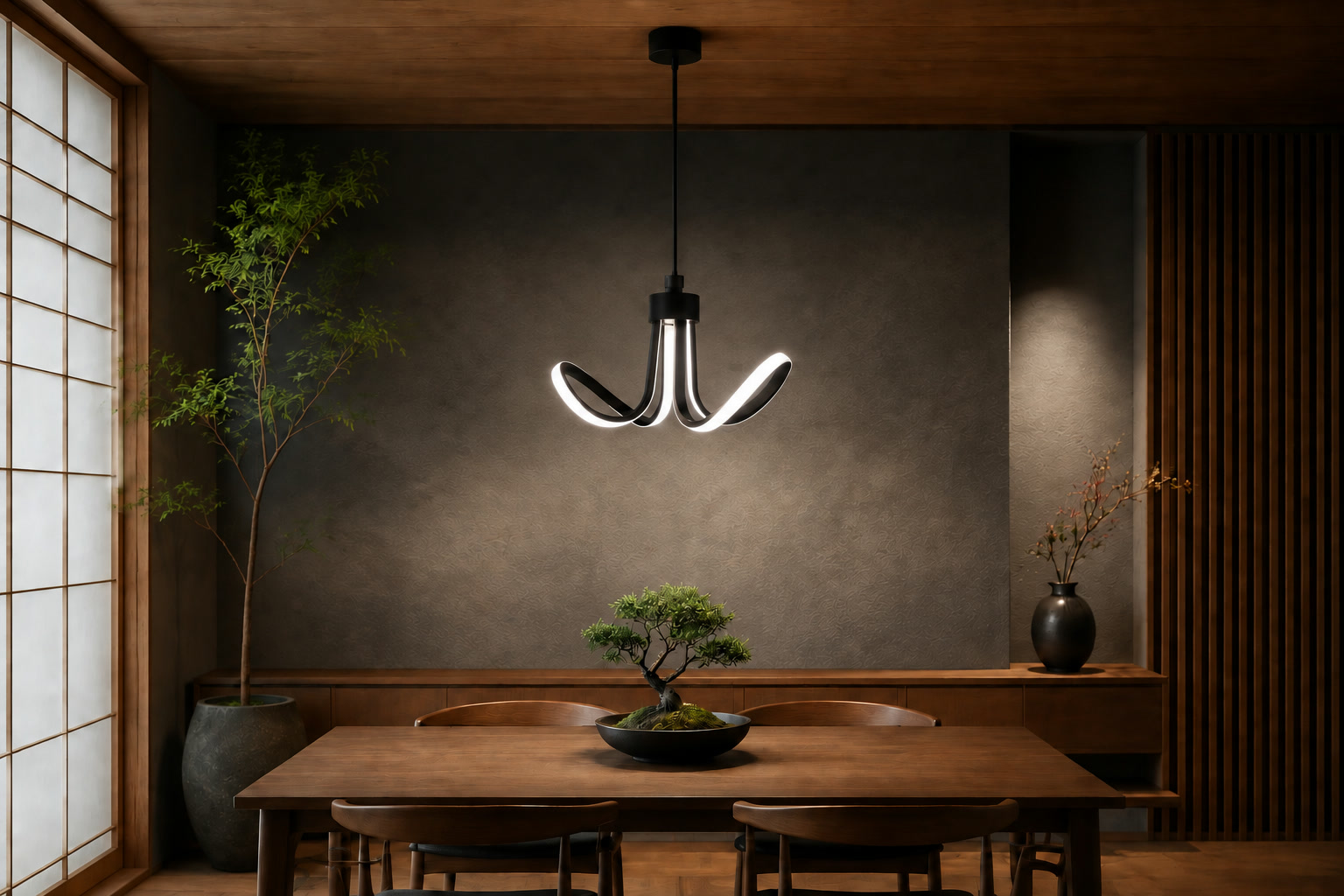 Spiral loop light — Illustrated lighting concept